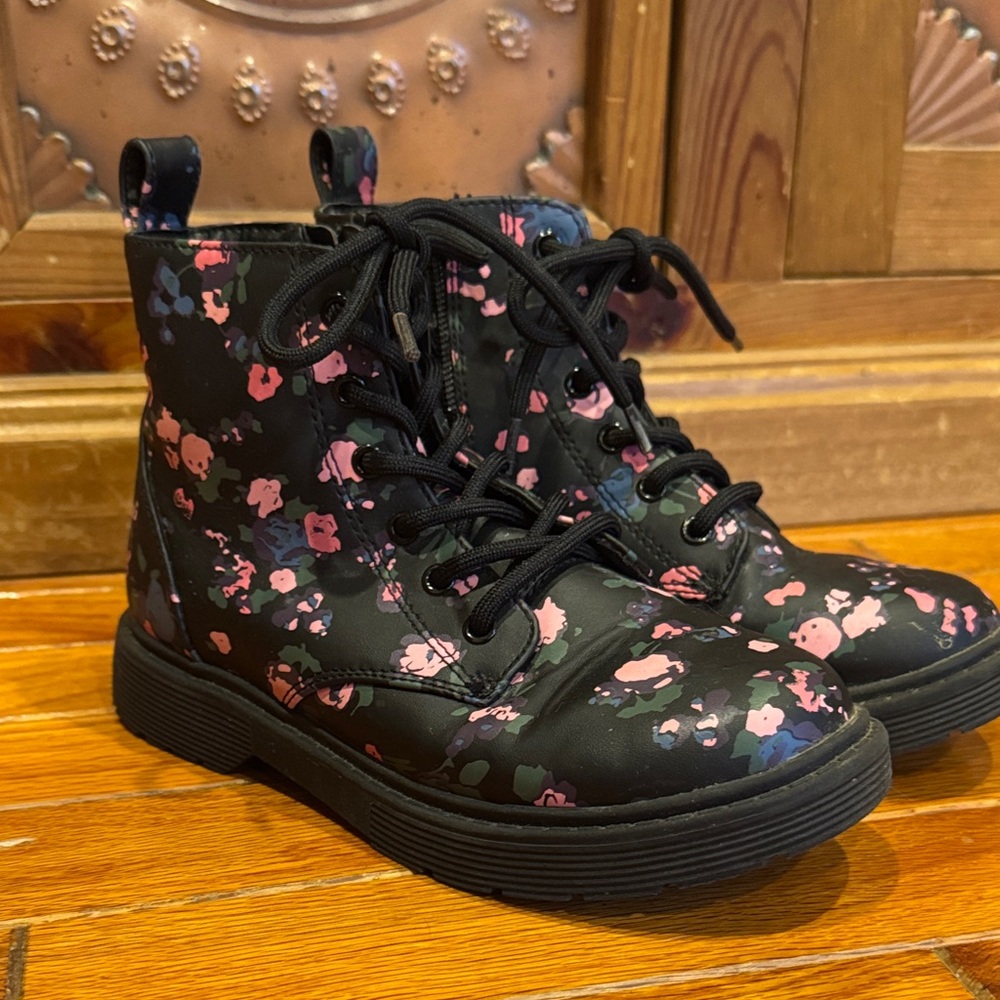 Black Kids Fashion Boots